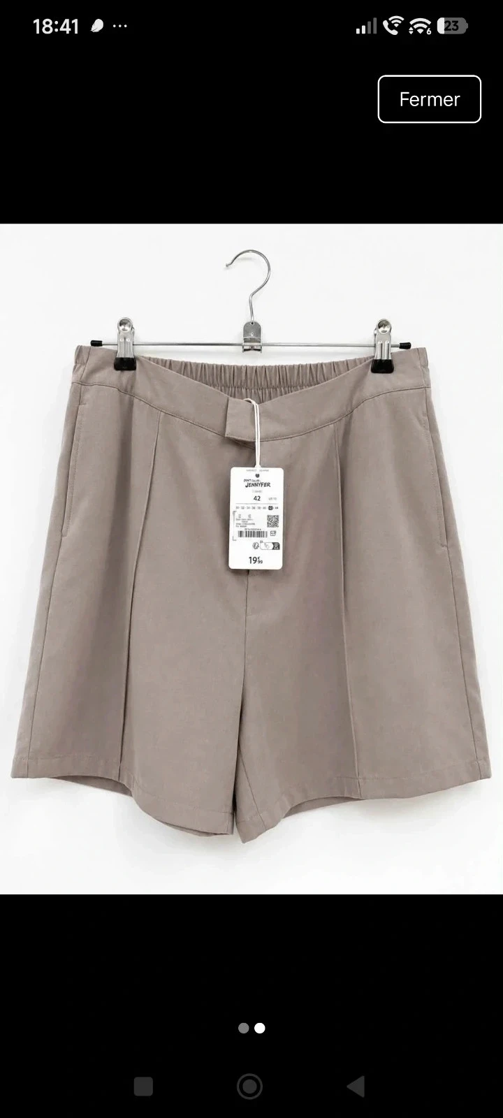 Pantalón corto ligero nuevo tipo lino talla XL – photo 2